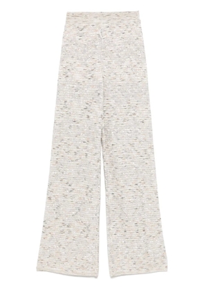 Missoni sequinned flared trousers - Neutrals