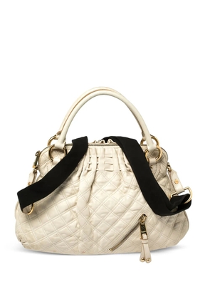 Marc Jacobs Vintage Cecilia quilted leather tote bag - White