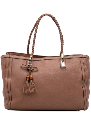 Gucci Pre-Owned 2016-2025 Medium Leather Bella tote bag - Pink