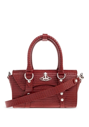 Vivienne Westwood mini Bettina crocodile-effect tote bag - Red