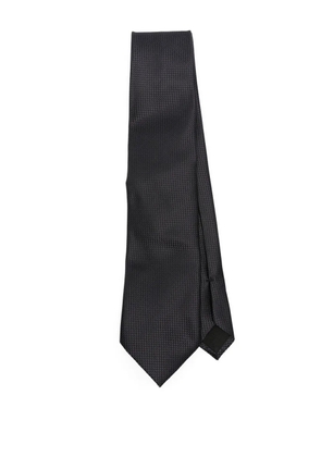 TOM FORD textured silk tie - Black