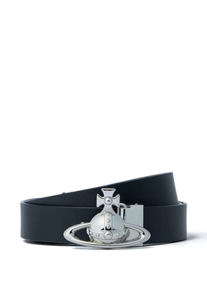 Vivienne Westwood Orb Buckle leather belt - Black