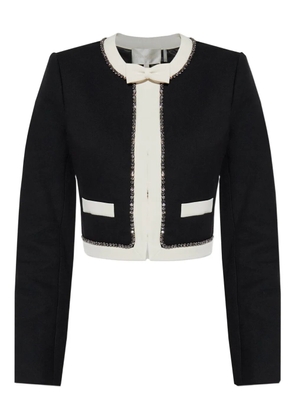 LoveShackFancy bow embellished jacket - Black