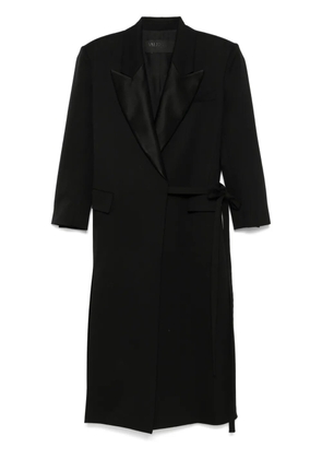 Valentino Garavani wrap-design coat - Black