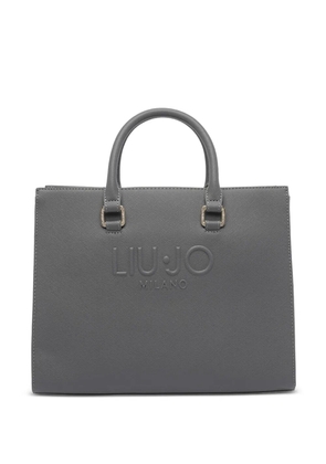 LIU JO logo-embossed tote bag - Grey