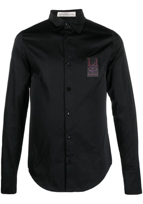 Ludovic de Saint Sernin logo-patch shirt - Black