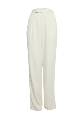 Ralph Lauren Purple Label crepe stripe trousers - White