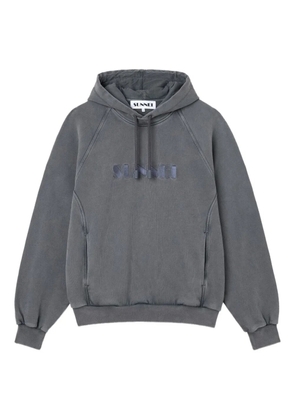 Sunnei organic cotton hoodie - Grey