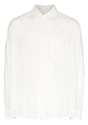 OUR LEGACY button-front long-sleeve shirt - Neutrals