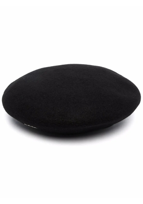 MISBHV flat-peak wool beret - Black