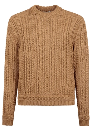 Bally cable-knit cotton jumper - Neutrals