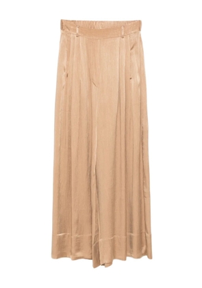 Mes Demoiselles pleated trousers - Neutrals
