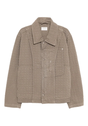 Craig Green circle-quilted jacket - Brown