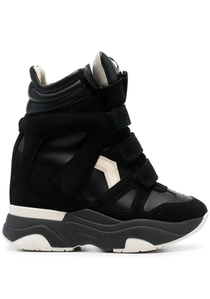 ISABEL MARANT Balskee high-top leather sneakers - Black