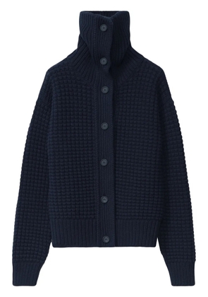 Fabiana Filippi waffle-knit cardigan - Blue