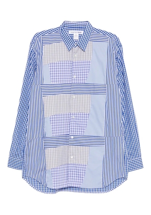 Comme Des Garçons Shirt geometric-print shirt - Blue