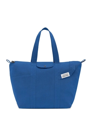 Longchamp XL Le Pliage canvas tote bag - Blue
