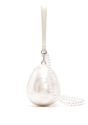 Simone Rocha micro Egg perspex shoulder bag - White