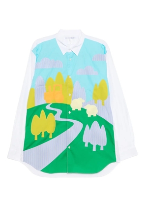 Comme Des Garçons Shirt graphic-print shirt - White