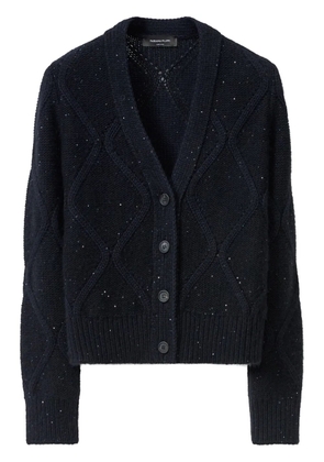 Fabiana Filippi sequin-embellished cardigan - Black
