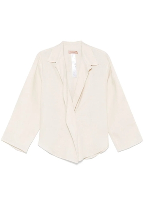 TWINSET linen blouse - Neutrals