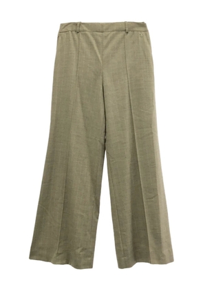 CHANEL Pre-Owned 2010s pinstriped wool-cashmere trousers - Neutrals