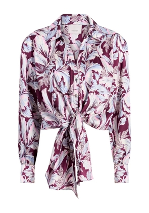 Cinq A Sept tulip marianna top - Purple