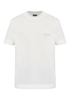 Emporio Armani eagle-logo cotton T-shirt - White