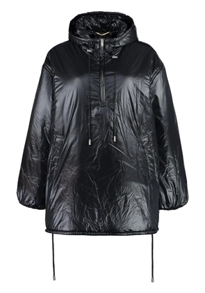 Saint Laurent Cassandre padded hooded jacket - Black