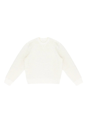 Aimé Leon Dore waffle crew-neck sweater - White