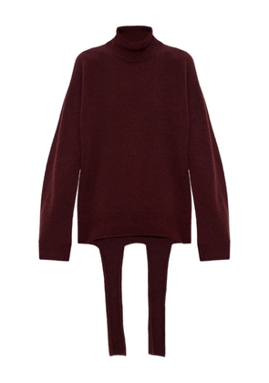 Issey Miyake Backpack turtleneck sweater - Brown