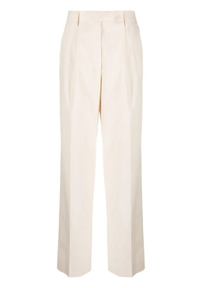 Prada pressed-crease tailored trousers - Neutrals