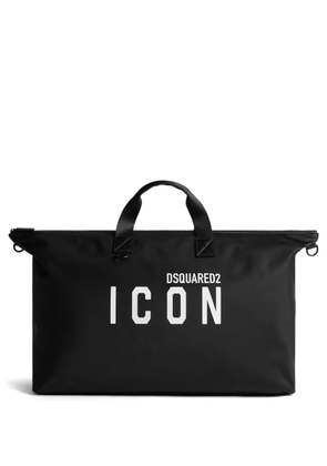 DSQUARED2 logo-print tote bag - Black