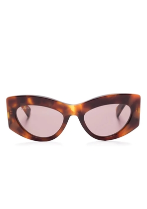 Gucci Eyewear cat eye-frame sunglasses - Brown