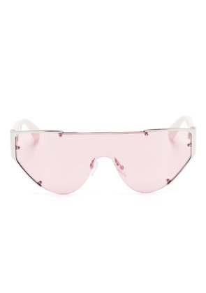 Alexander McQueen Eyewear shield-frame sunglasses - Silver