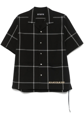 Mastermind Japan windowpane shirt - Black