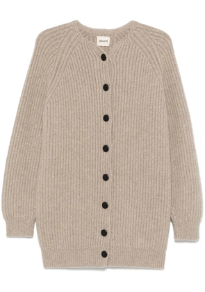 KHAITE Jina cardigan - Neutrals