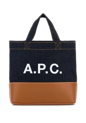 A.P.C. Axel mini tote bag - Blue