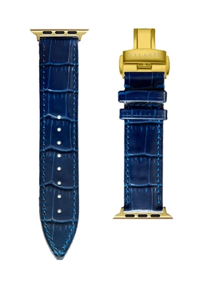 VELANTE leather Apple watch strap - Blue