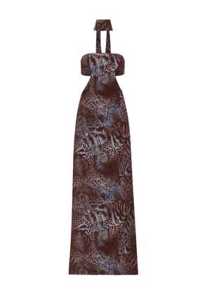 MISCI Agreste maxi dress - Brown