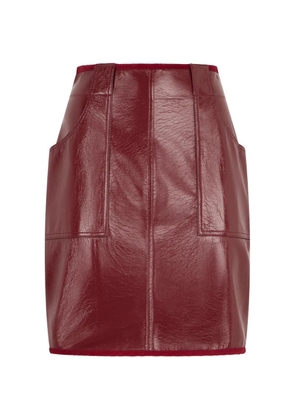 Philosophy Di Lorenzo Serafini patch-pocket mini skirt - Red