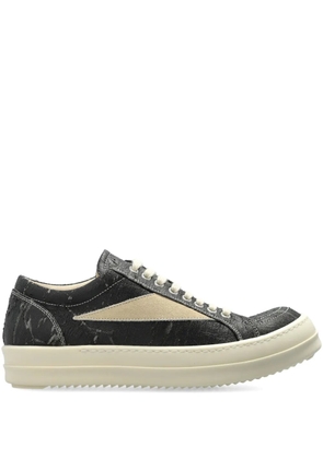 Rick Owens DRKSHDW Vintage Sneaks panelled lace-up sneakers - Black