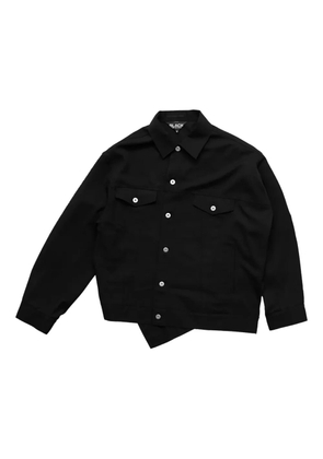 Comme Des Garçons Comme Des Garçons wool shirt jacket - Black