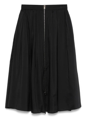 DKNY zip-up parachute skirt - Black