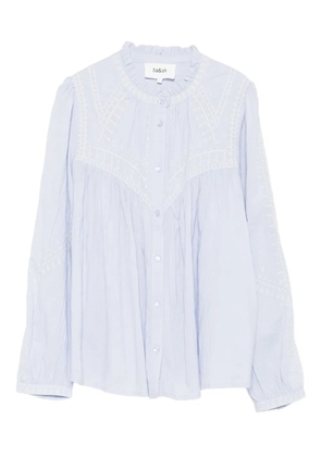 Ba&Sh Jaky embroidered ruffled blouse - Blue