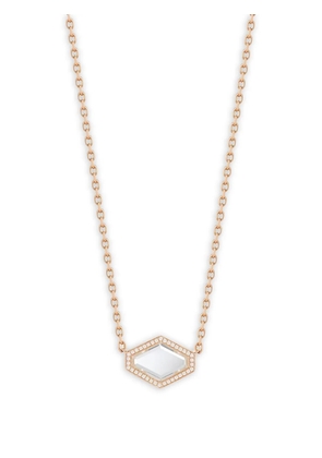 Walters Faith 18kt rose gold Bell Crystal necklace - Pink