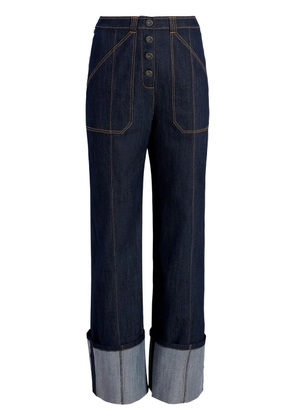 Cinq A Sept Benji high-rise flared jeans - Blue