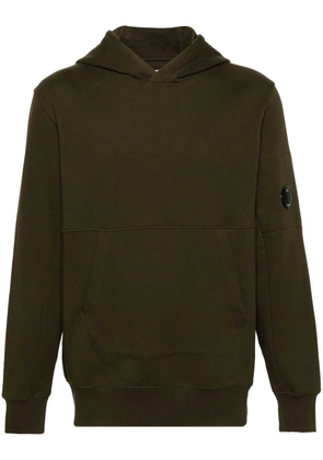 C.P. Company Diagonal Raised Lens-detail hoodie - Green