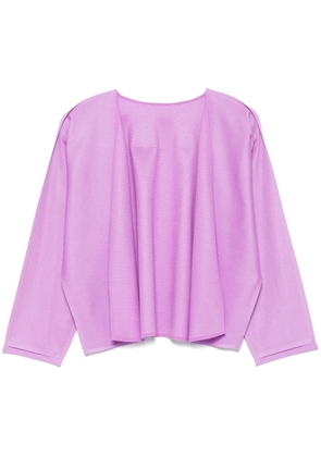 Pleats Please Issey Miyake A-poc Form cardigan - Purple