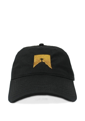 Melt embroidered baseball cap - Black